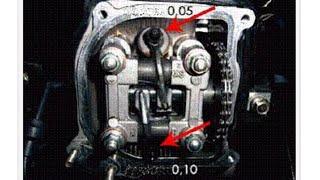 Регулировка клапанов на 4-х тактном скутере.