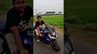 R15v3 vs R6 bike rider   sourav #YouTube short#feed #r15 #a2zrider ▶️#bikeop