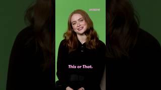 #SadieSink joined us for a quick game of This or That! Have you watched her new movie #Odessa yet?