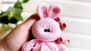 Амигуруми: схема Зайка Зефирка. Игрушки вязаные крючком - Free crochet patterns.