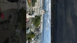 Glimpse of old Quebec City from Le Chateau #quebec #youtubeshorts #shorts