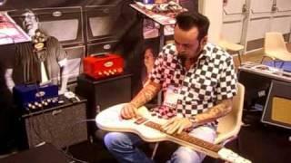 Hexx Henderson playing lap steel