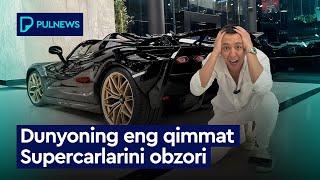 DUNYONING ENG QIMMAT SUPERCARLARINI OBZORI