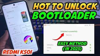 How to Unlock Bootloader on Redmi K50i  | 100% Working Method (2025 Guide)
