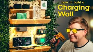 Building a Home Office CHARGING WALL