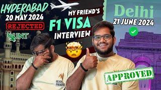 Got Rejected and Approved within 30 days period  F1 VISA INTERVIEW EXPERIENCE | FALL 2024