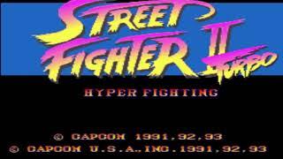 Street Fighter II Turbo SNES: Player Select (CPS1 Pitch)