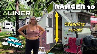 Aliner Ranger 10 - Solo Camping Across the Country - Camper Tours!