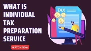 What is Individual Tax Preparation Service || Earn Money || TechAutomation With Faiz