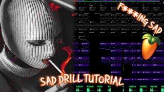 [FREE FLP] F***ing Melodic x Sad Drill Tutorial With Guitar Melody