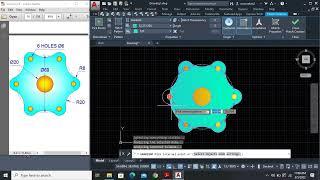 Exercise 8 AutoCAD Practice Tutorial Module for #beginners1 #autocad #tutorial