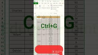 Excel blank cell fill trick