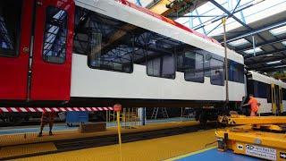 Stadler FLIRT for Thurbo successfully assembled