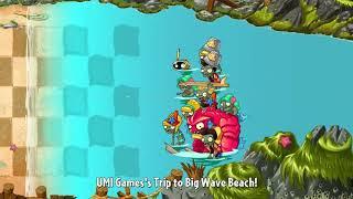 Plants vs Zombies 2 Big Wave Beach day 13-14 / Растения против Зомби 2 Пляж Большой Волны день 13-14