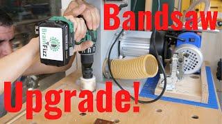 Upgrade your bandsaw for a mess free and healthier workshop.