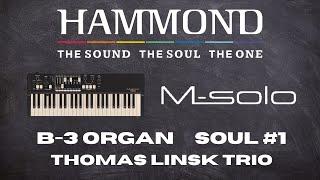 Hammond M-solo B-3 type Organ Video Demo SOUL#1