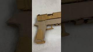 Cardboard P250 Tutorial with all dimensions… #tutorial #cardboard #gun #cardboardcraft