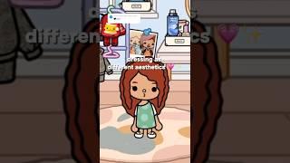 Dressing as different aesthetics! - part 4: emo ️ #tocalifeworld #roleplay #emo #avatarworld