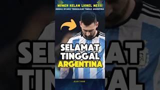 Ketika Messi Memutuskan untuk Pensiun dari Argentina ‼️ #sepakbola