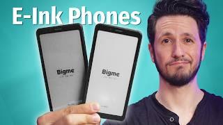 I wanted to like these: Bigme Hibreak Color & BW E-Ink Phones REVIEW