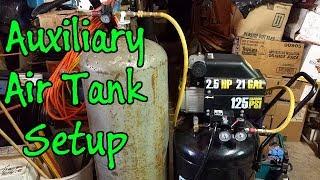 Air Compressor Auxiliary Tank Setup, First Air Compressor Advice