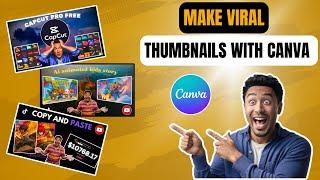 How to Make Eye Catching YouTube Thumbnails for FREE with Canva | Easy Canva Tutorial 2024