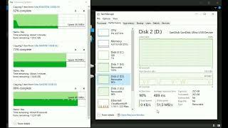 Sandisk Ultra 32GB vs Sandisk Ultra 128GB vs Kingston DataTraveler Kyson 128GB speed comparison