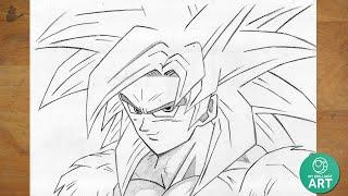 How to Draw Goku SSJ4  | Epic Step-by-Step Guide!