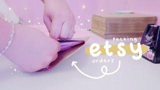 HOW TO PACKAGE ETSY ORDERS | Prints, Enamel Pins & More