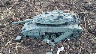 Tank Merkava Mk 4 Barak из пластилина ФАБ 2000 суровые испытания крепыша часть вторая