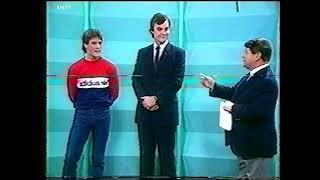Geoff Raines winning 1982 Channel 7 Mark of the Year.