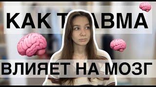 Как травма влияет на наш мозг || Блог Психологини