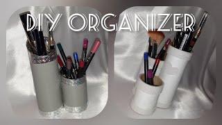 Органайзер для кисточек для макияжа своими руками/DIY ORGANIZER FOR MAKEUP PRODUCTS