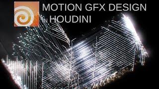 Houdini Motion Graphics 3D Logo Animation