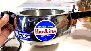 New Launch || Hawkins Steel Contura cooker 3.5L | Extra thick Bottom | Wide Shape Steel Cooker