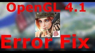 Rules Of Survival - OpenGL 4.1 Error Fix %100 Working  32/64 bit INTEL