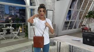 Patricia Nash Leather Andrea Master Organizer Crossbody on QVC