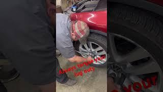 Too many ugga duggas were used on the wheel! #automobile #automotive #mechanic ￼