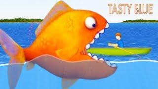 Tasty Blue СЪЕСТЬ ОКЕАН! Мультик игра для детей про РЫБКУ ОБЖОРУ похожая на СЪЕДОБНУЮ ПЛАНЕТУ