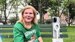 Squirrel whisperer Cynthia Beaumont ￼