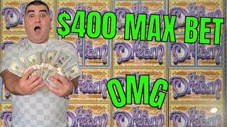 $400 Max Bet Bonus Landed THE BIGGEST JACKPOT On The Dream Slot