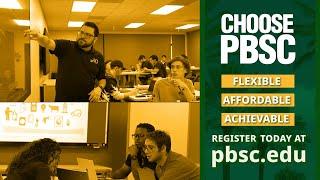 Choose PBSC and get started on the path to a fulfilling career