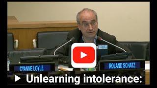 UN Academic Impact 'Unlearning Intolerance' - Media Tenor Exclusive Data, Roland Schatz