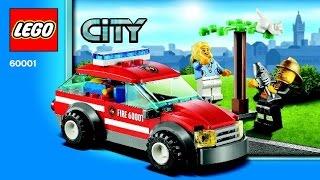 60001 LEGO Fire Chief Car City Fire (instruction booklet)