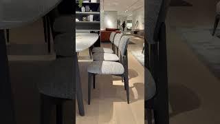 Dining Table & Dining Chair - Curved #poliform #diningtable #diningchair #furniturefactory #table