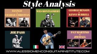 Jazz Guitar Masters - Style analysis of...