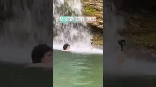 Waterfall adventure Trinidad #trinidad #caribbean #shorts #youtubeshorts #waterfall