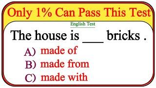 Mixed Grammar Test  Only 1% Can pass This Test