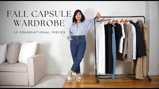 Fall Capsule Wardrobe | 12 foundational pieces