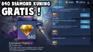 BUSET 840 DIAMOND KUNING GRATIS TIBA-TIBA MUNCUL ! LOGIN SEKARANG DI AKUN ADV SERVER KALIAN !!